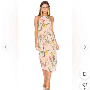 Privacy Please x REVOLVE Floral Lehunt Maxi Dress in Ballet Size Large